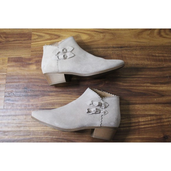 Jack Rogers Light Tan Beige Booties Size 8 - Picture 5 of 10